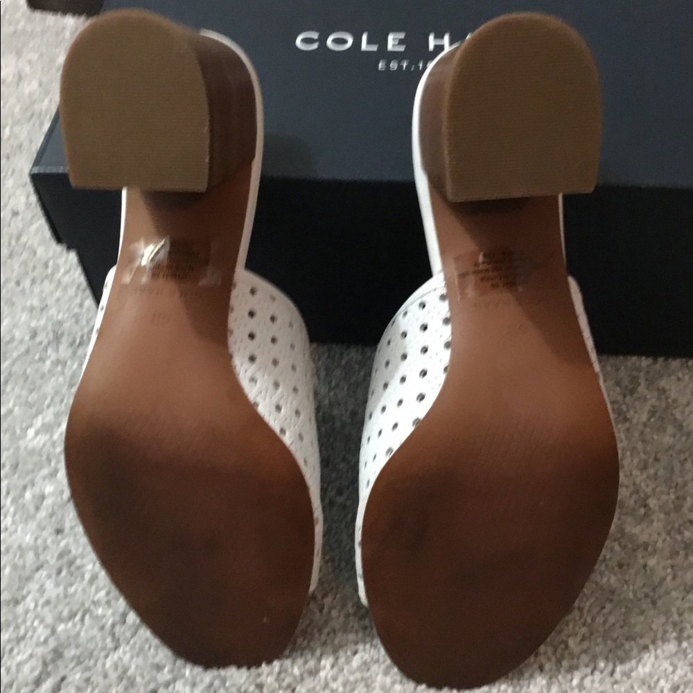 Cole Haan true white leather mule - Picture 4 of 15